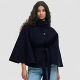 Lusana | Elegantný kabát s opaskom