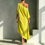 Mirela – Elegantná Asymetrická Šaty