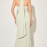 Clarisa – Maxi Halter Šaty so Sochárskym Strihom