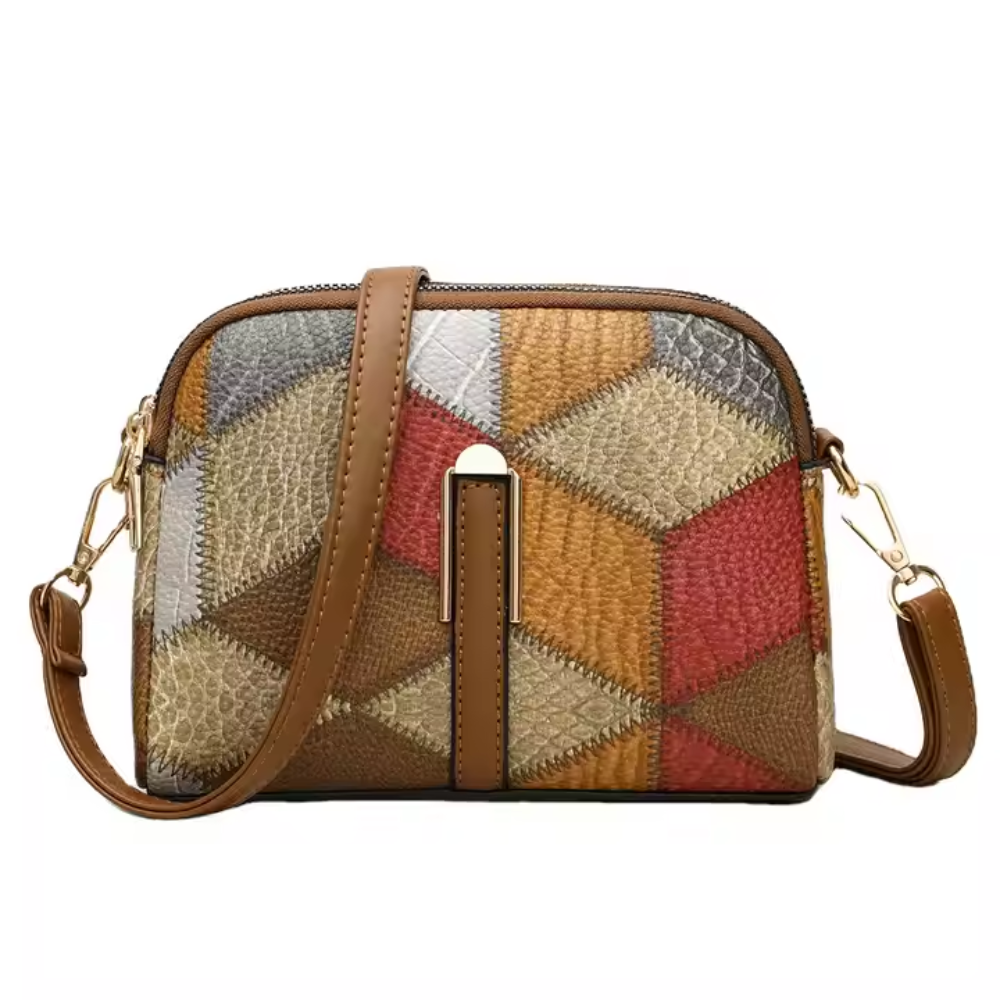 Clio — Mini Crossbody Taška Patchwork
