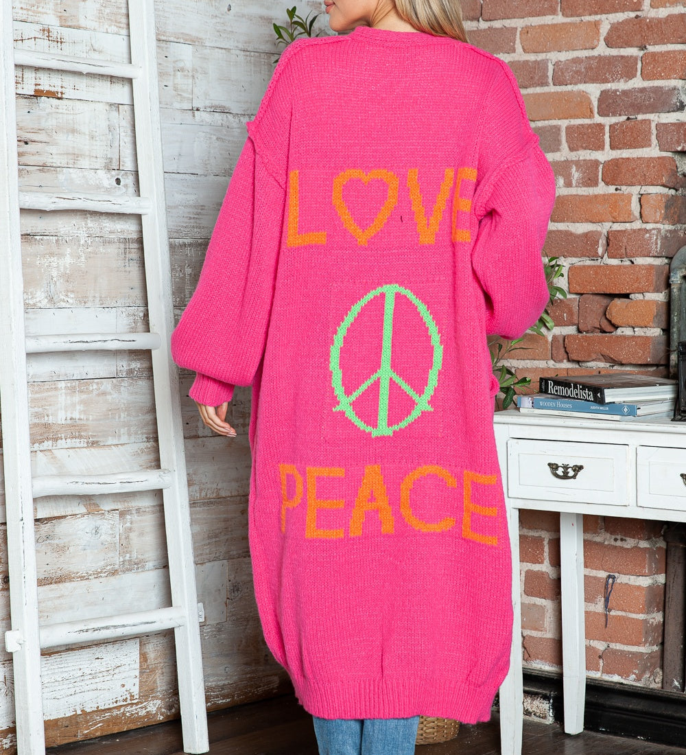 Giovanna | Dlhý oversized cardigan