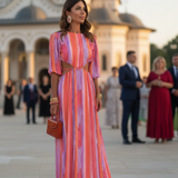 Valentina – Elegantná Šaty so Striedmym Strihom a Prezentáciou
