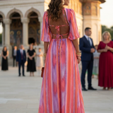 Valentina – Elegantná Šaty so Striedmym Strihom a Prezentáciou