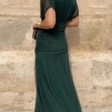 Luana - Elegantné šaty s výstrihom do V