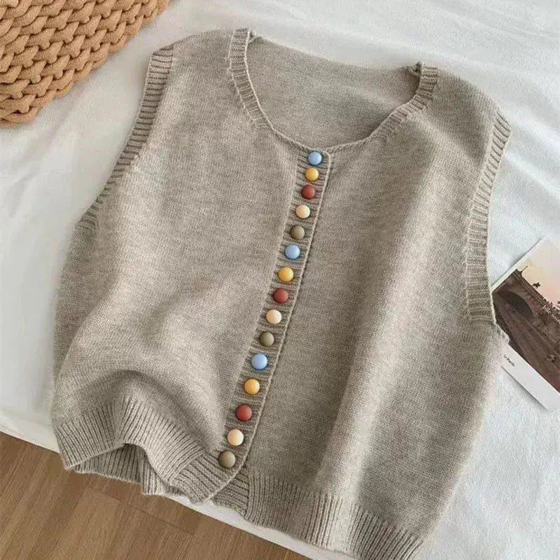 Maribele | Sveter s farebnými gombíkmi