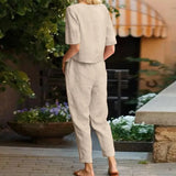 Lily | Sada z Ľanu v Dvoch Častiach