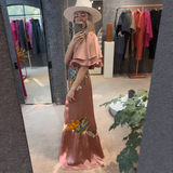 Zoe – Maxi Boho Výšivková Šaty