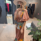 Zoe – Maxi Boho Výšivková Šaty