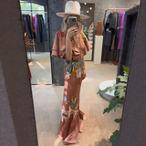Zoe – Maxi Boho Výšivková Šaty