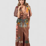 Zoe – Maxi Boho Výšivková Šaty