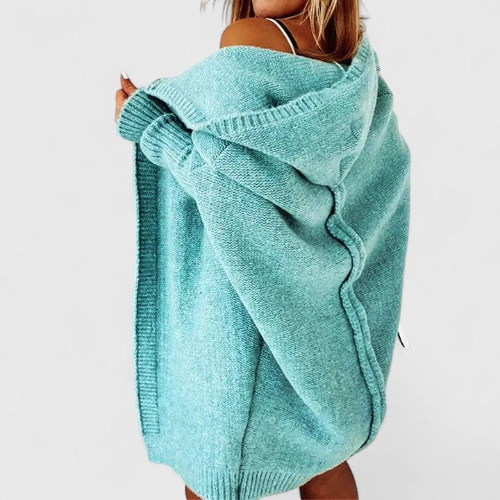 Davynne | Dlhý cardigan s kapucňou