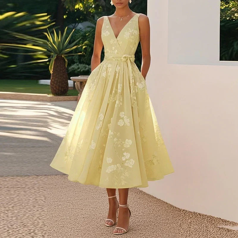 Catarina - Elegantné Midi Šaty