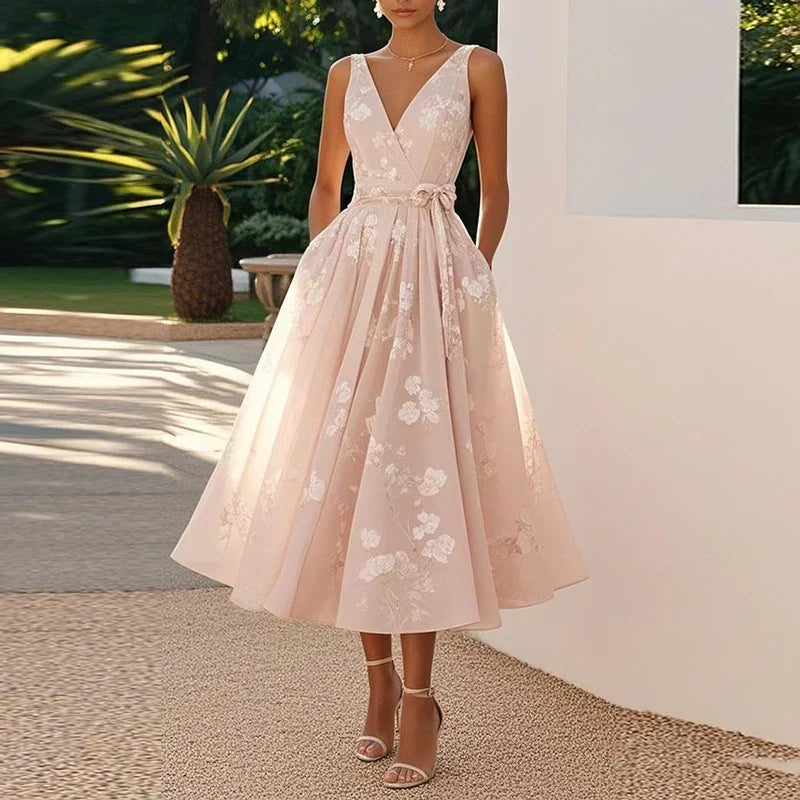 Catarina - Elegantné Midi Šaty