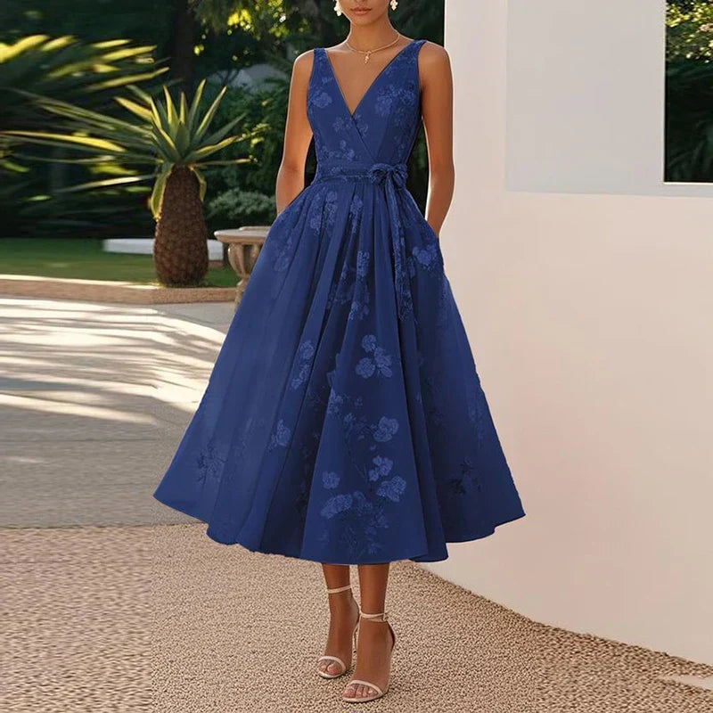 Catarina - Elegantné Midi Šaty