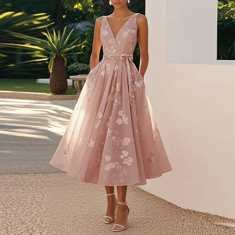 Catarina - Elegantné Midi Šaty