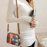 Clio — Mini Crossbody Taška Patchwork