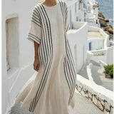Lidia – Kaftan šaty s letným leskom