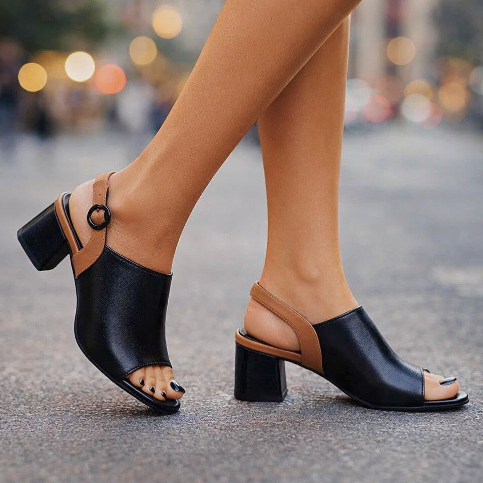 Melanie Marie | Slingback topánky na opätku