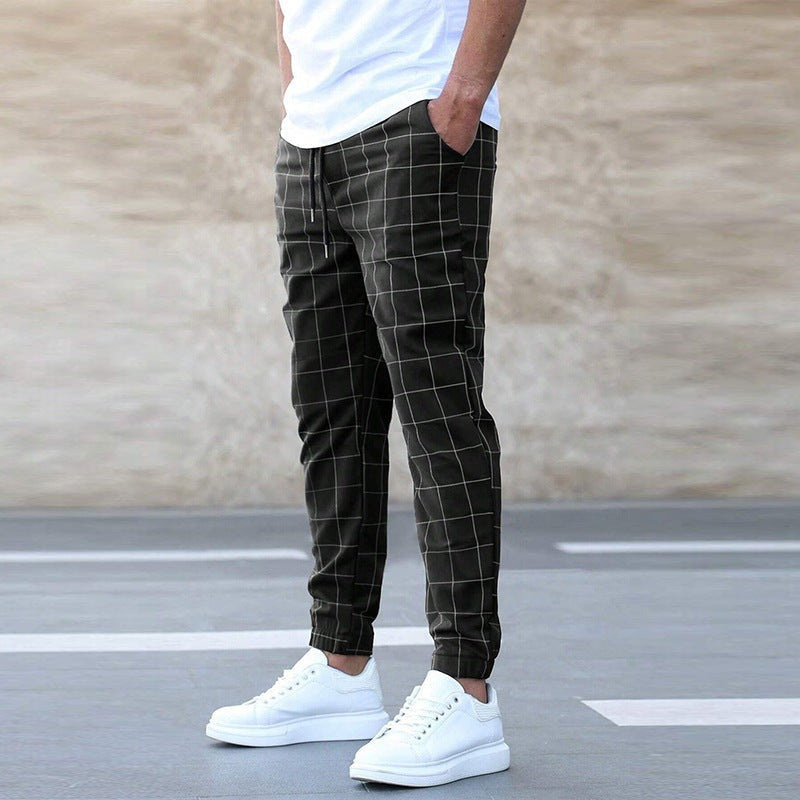 Shane | Elegantné Jogger Nohavice s Kockami