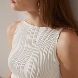 Elena | Elegantné plisované midi šaty