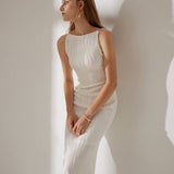 Elena | Elegantné plisované midi šaty