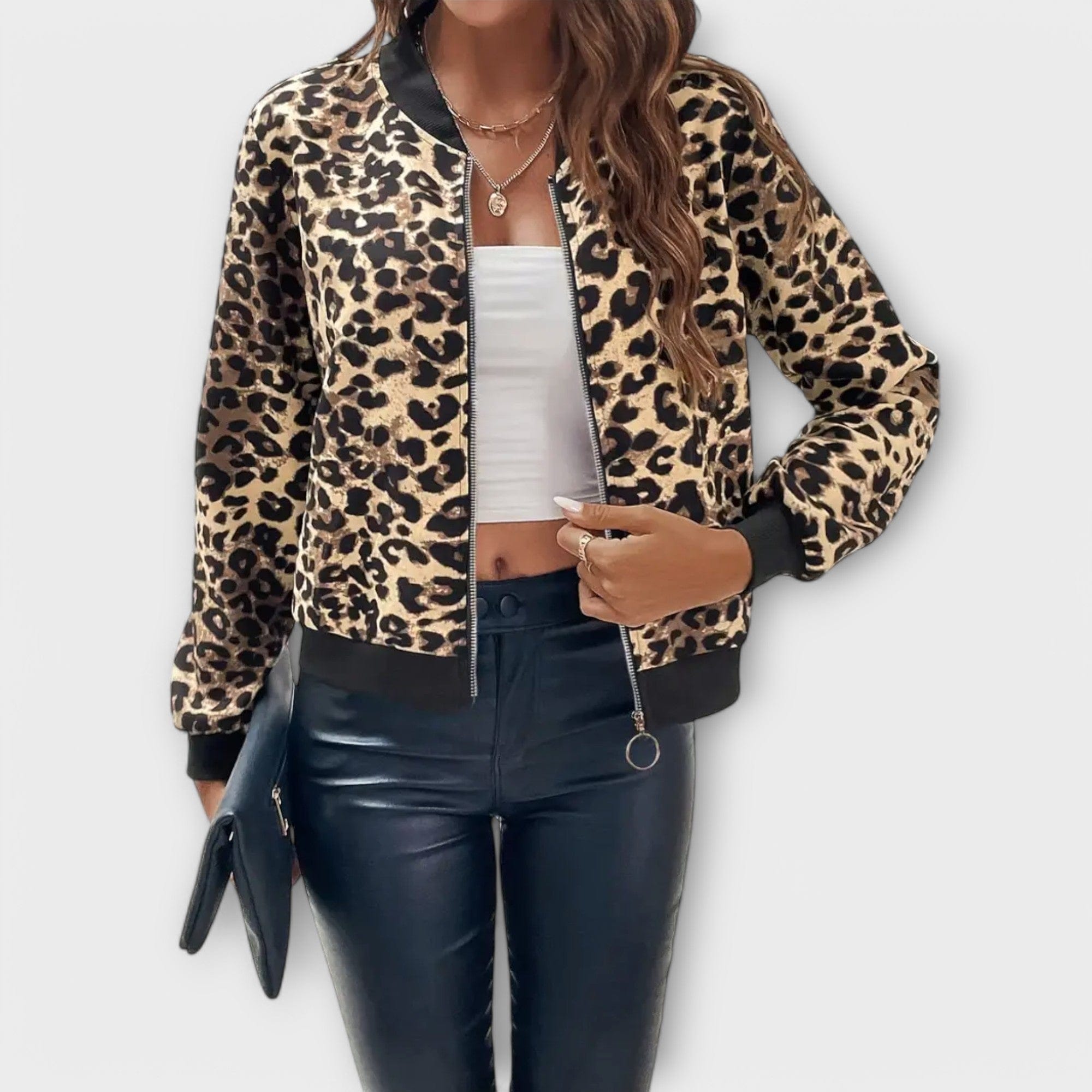 Raquel | Elegantný leopardí vzorovaný kabát