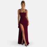 Vitória - Elegantné Maxi Formálne Šaty s Odkrytými Zadnými