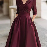 Maria – Elegantná Midi Šaty