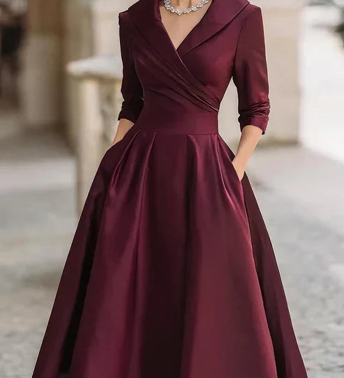 Maria – Elegantná Midi Šaty