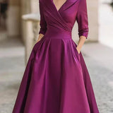 Maria – Elegantná Midi Šaty