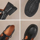 Giulia – Vintage topánky s brogue dizajnom a remienkom